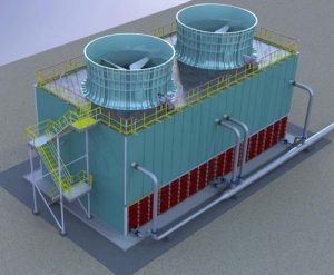 square type cooling towers